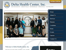 Tablet Screenshot of deltahealthcenter.org